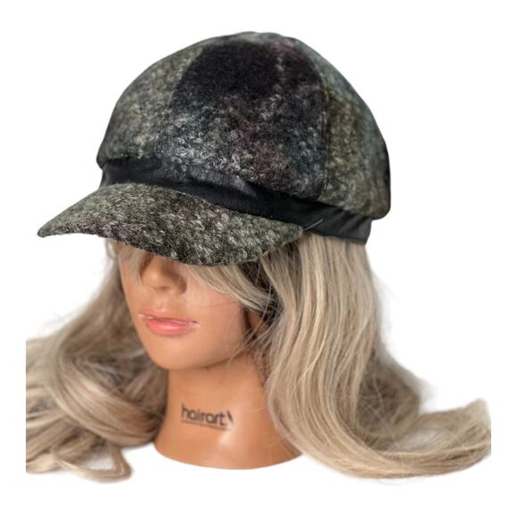 COPY - Giovannio New York women’s Hat Wool Blend Cap Newsboy Cap Gray Black New main image 7